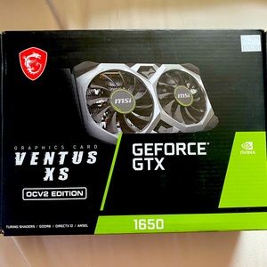 NVIDIA GEFORCE GTX 1650 4GB graphics card